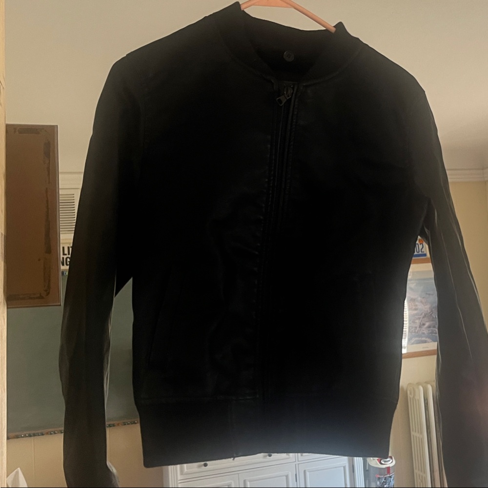 Ci Sono Black Leather Jacket